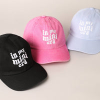 In My Mini Era Kids Embroidered Baseball Cap