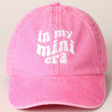 In My Mini Era Kids Embroidered Baseball Cap