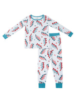 Holiday Checkered Bolts Bamboo PJ Set