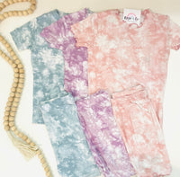 Tie Dyed Bamboo Jammie Short Set