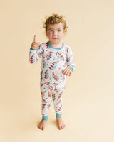 Holiday Checkered Bolts Bamboo PJ Set