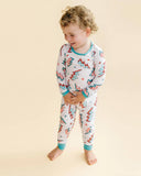 Holiday Checkered Bolts Bamboo PJ Set