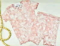 Tie Dyed Bamboo Jammie Short Set