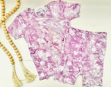 Tie Dyed Bamboo Jammie Short Set