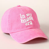 In My Mom Era Embroidered Baseball Cap