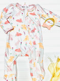 Botanical Bunny Footed Romper