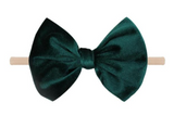 Velvet Bow Headband - 15+ colors!