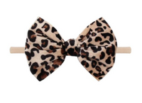 Velvet Bow Headband - 15+ colors!