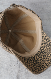 Leopard Distressed Baseball Cap