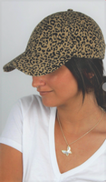 Leopard Distressed Baseball Cap