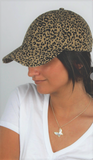 Leopard Distressed Baseball Cap