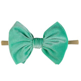 Velvet Bow Headband - 15+ colors!