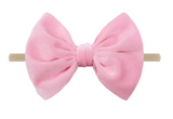 Velvet Bow Headband - 15+ colors!