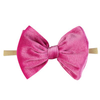 Velvet Bow Headband - 15+ colors!